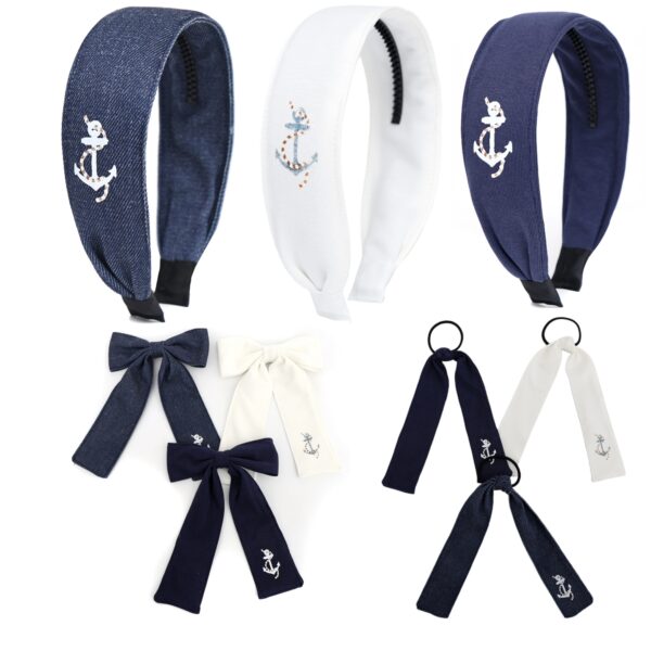 AP nautical hair accessories