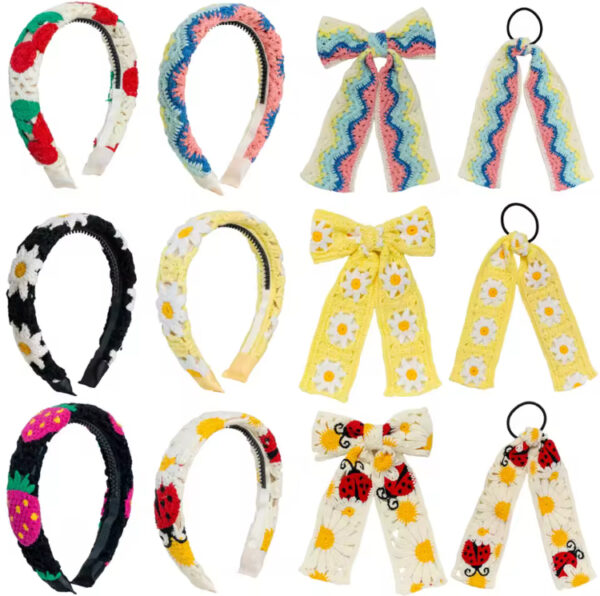 AP crochet hair accessories