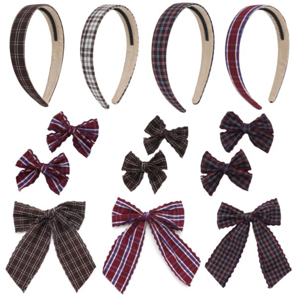 AP plaid Hair accessories